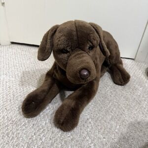 FAO Schwarz Chocolate Brown Lab Labrador Dog Puppy Large - Read Description